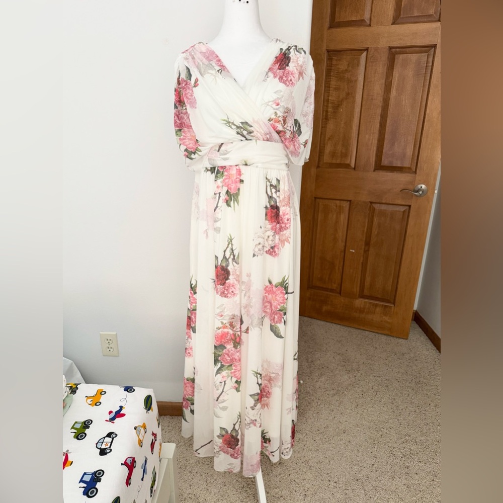 Floral Maxi Maternity Dress